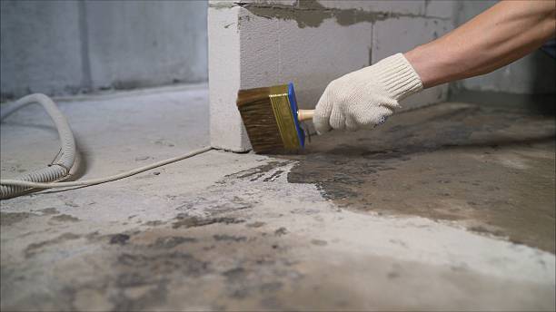 SJ Waterproofing Pros Interior Drainage System coverage map for West Lafayette, OH and surrounding area